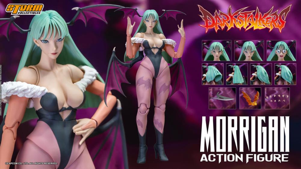 Darkstalkers Morrigan 1/12 Scale Action Figure Gallery Image 19