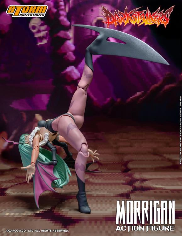 Darkstalkers Morrigan 1/12 Scale Action Figure Gallery Image 9