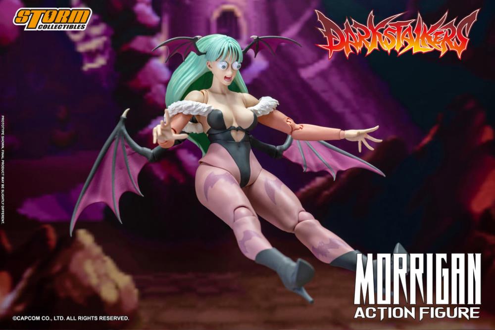 Darkstalkers Morrigan 1/12 Scale Action Figure Gallery Image 11