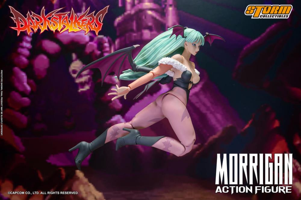 Darkstalkers Morrigan 1/12 Scale Action Figure Gallery Image 7