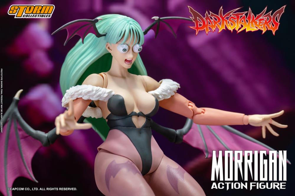 Darkstalkers Morrigan 1/12 Scale Action Figure Gallery Image 12