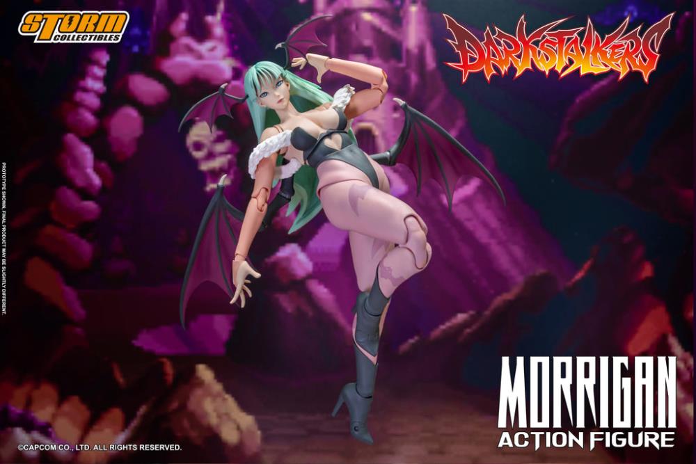 Darkstalkers Morrigan 1/12 Scale Action Figure Gallery Image 8