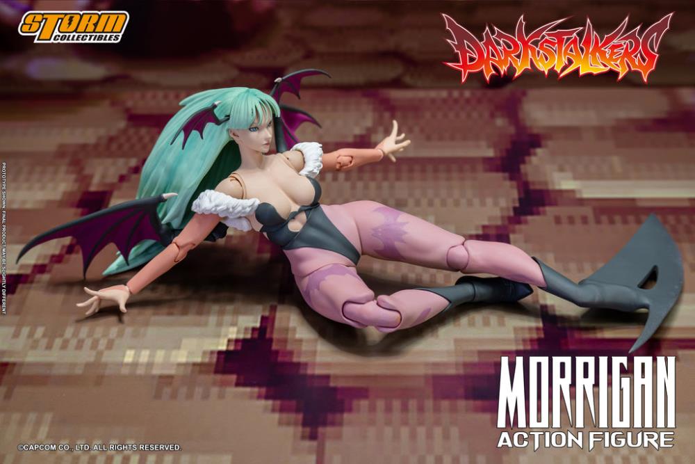 Darkstalkers Morrigan 1/12 Scale Action Figure Gallery Image 10
