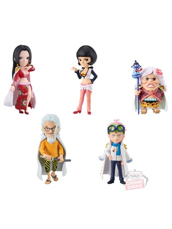 One Piece World Collectable Figure Nyougashima Set of 5 Figures Gallery Image 2