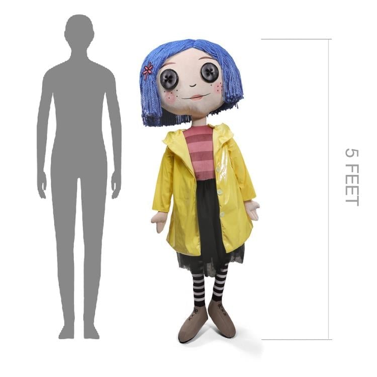 Coraline with Button Eyes Life-Sized Plush Gallery Image 16