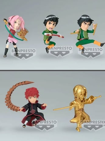Naruto: Shippuden World Collectable Figure NarutoP99 Vol.4 Set of