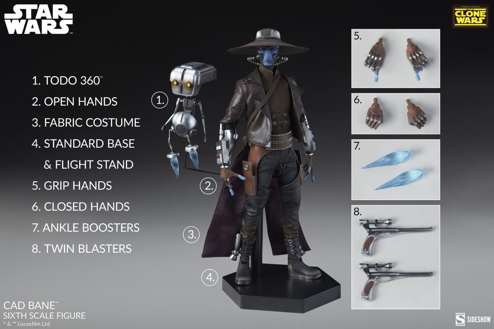 Star Wars: The Clone Wars Cad Bane 1/6 Scale Figure Gallery Image 20