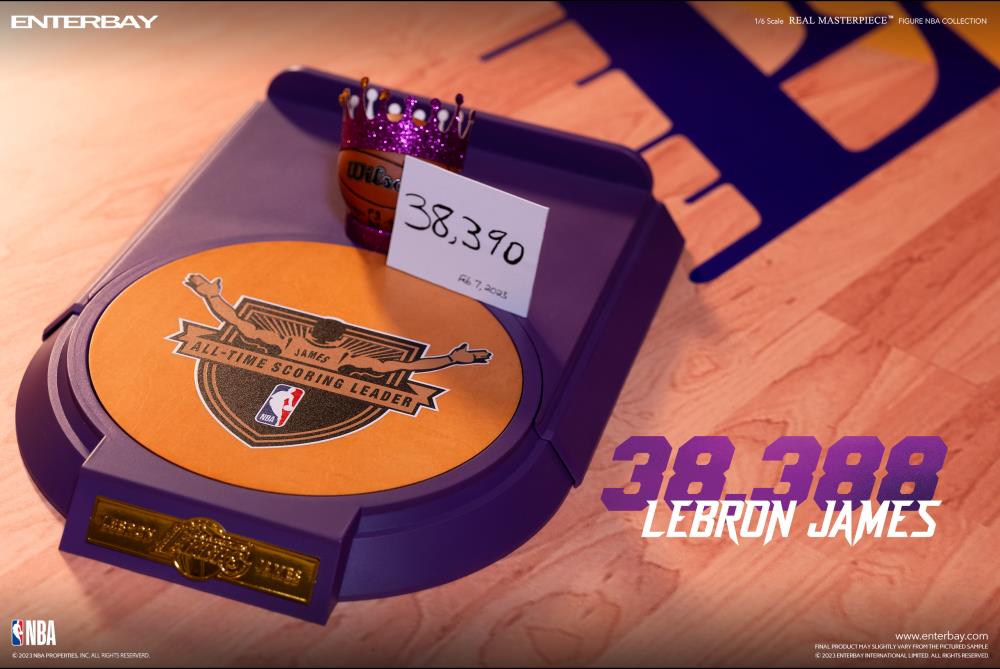 NBA Real Masterpiece LeBron James (38,388 Points) 1/6 Scale Figure