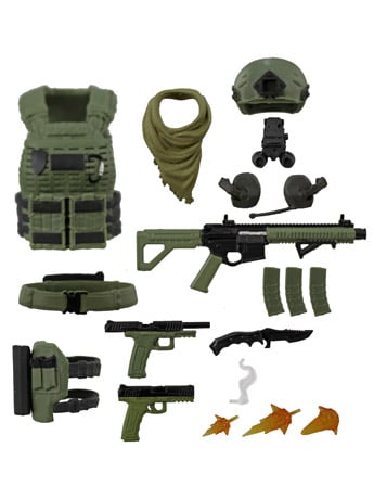 Action Force Delta Gear (Female) 1/12 Scale Accessory Set Gallery Image 2