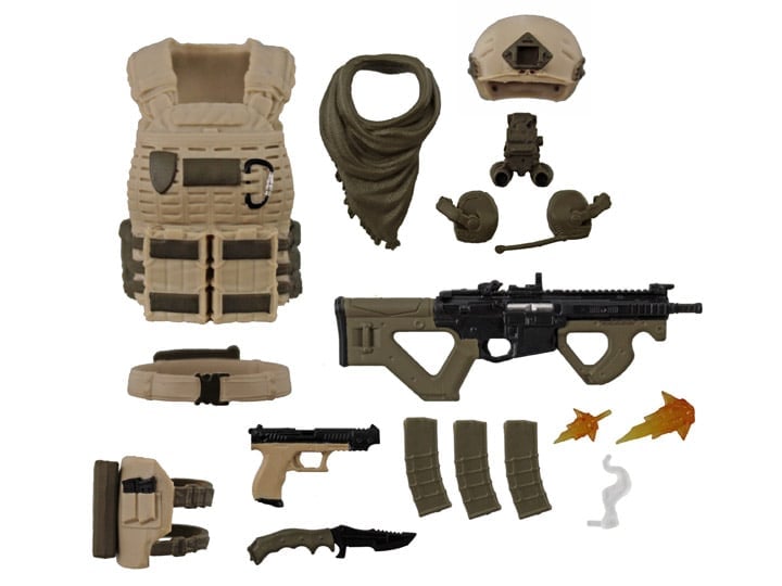 Action Force Desert Gear (Female) 1/12 Scale Accessory Set Gallery Image 1