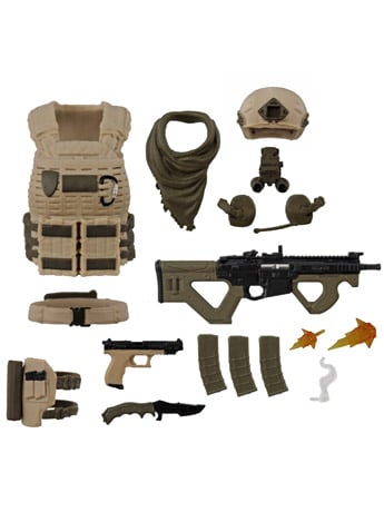 Action Force Desert Gear (Female) 1/12 Scale Accessory Set Gallery Image 2