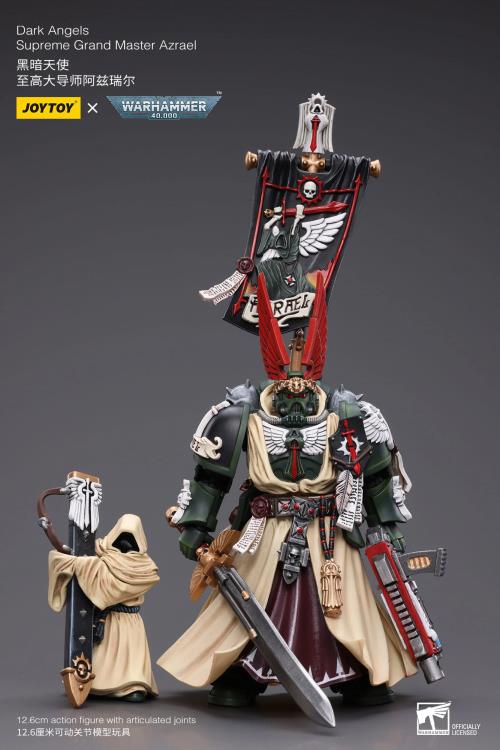 Warhammer 40k Dark Angels Supreme Grand Master Azrael 1/18 Scale Action Figure Gallery Image 4