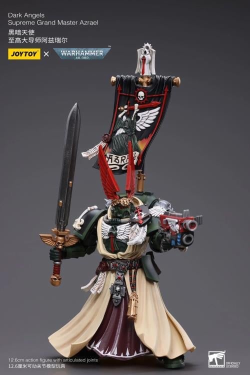 Warhammer 40k Dark Angels Supreme Grand Master Azrael 1/18 Scale Action Figure Gallery Image 11