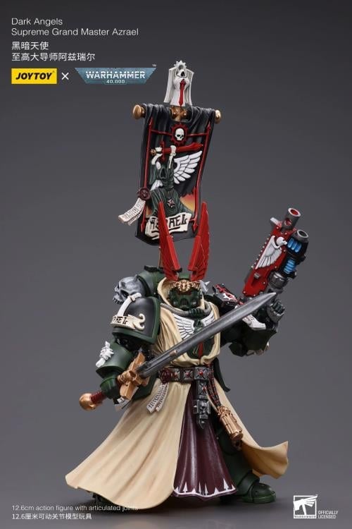 Warhammer 40k Dark Angels Supreme Grand Master Azrael 1/18 Scale Action Figure Gallery Image 10