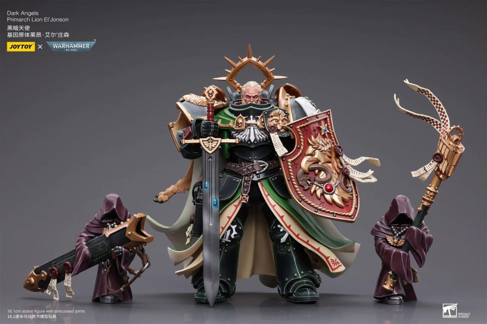 Warhammer 40k Dark Angels Primarch Lion El'Jonson 1/18 Scale Action Figure Gallery Image 7