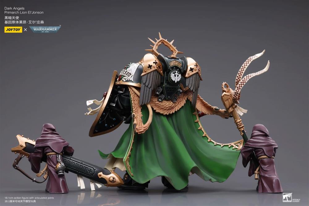 Warhammer 40k Dark Angels Primarch Lion El'Jonson 1/18 Scale Action Figure Gallery Image 8