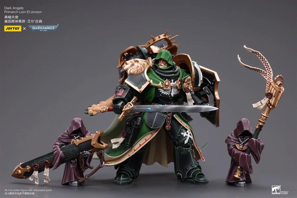 Warhammer 40k Dark Angels Primarch Lion El'Jonson 1/18 Scale Action Figure Gallery Image 4