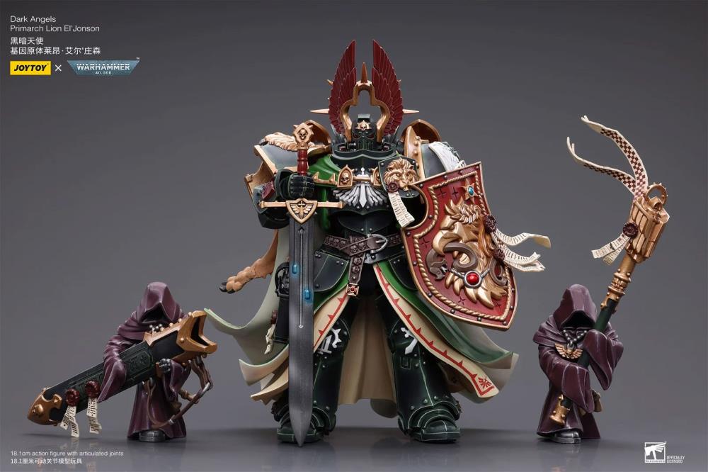 Warhammer 40k Dark Angels Primarch Lion El'Jonson 1/18 Scale Action Figure Gallery Image 6