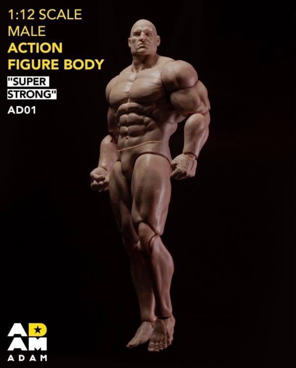 Comic Style Super Strong 1/12 Scale Male Action Figure