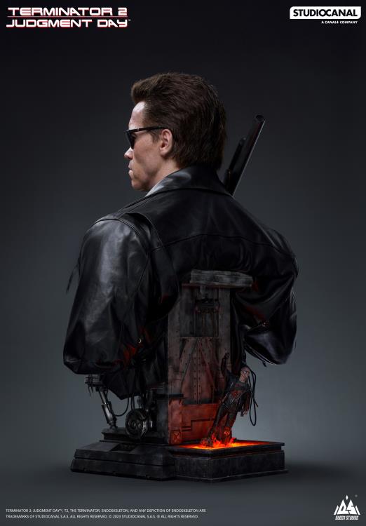 Terminator 2: Judgement Day T-800 1/1 Scale Limited Edition Bust Gallery Image 4