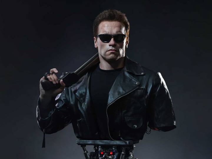 Terminator 2: Judgement Day T-800 1/1 Scale Limited Edition Bust Gallery Image 1