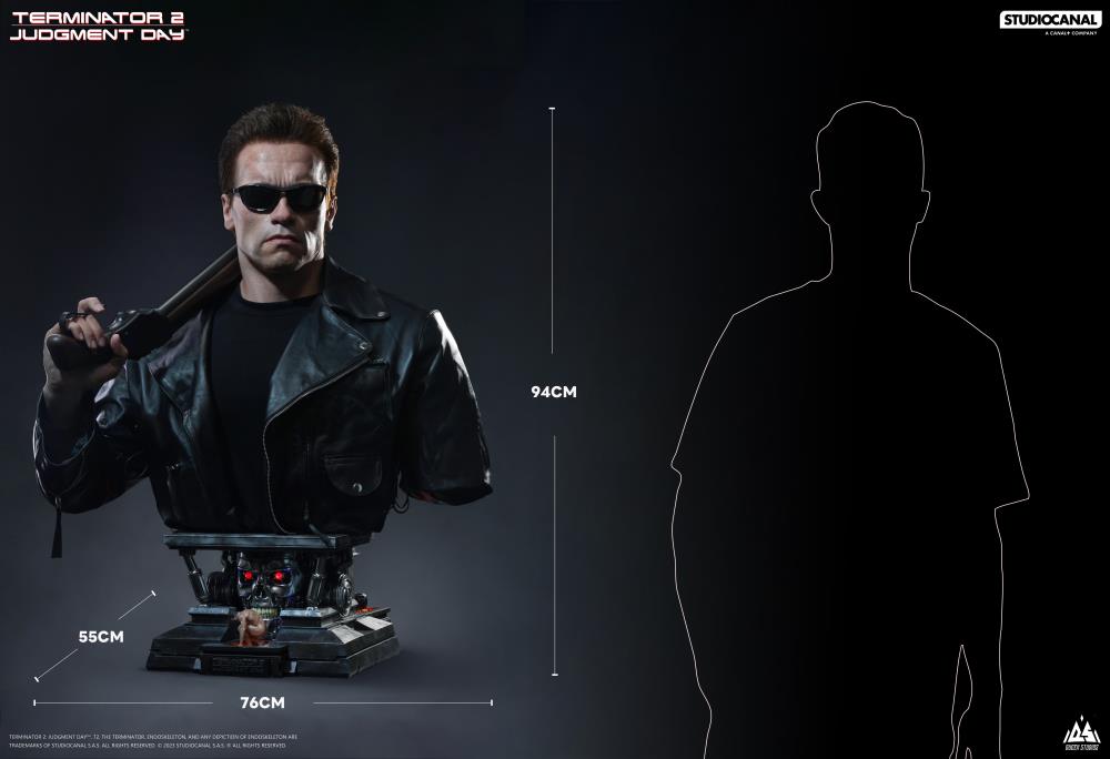 Terminator 2: Judgement Day T-800 1/1 Scale Limited Edition Bust Gallery Image 28