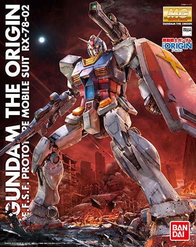 Mobile Suit Gundam: The Origin MG RX-78-2 Gundam 1/100 Scale Model Kit Gallery Image 5
