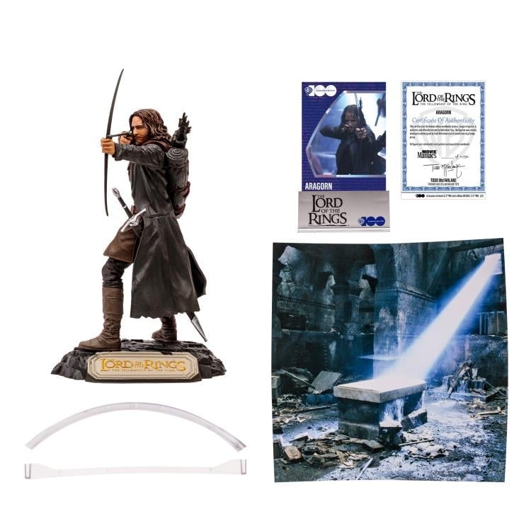 The Lord of the Rings: The Fellowship of the Ring Movie Maniacs WB 100 Aragorn 6" Limited Edition Figure Gallery Image 11