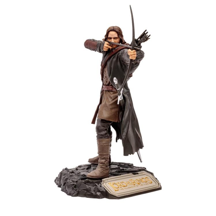 The Lord of the Rings: The Fellowship of the Ring Movie Maniacs WB 100 Aragorn 6" Limited Edition Figure Gallery Image 4