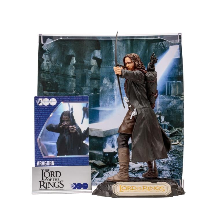 The Lord of the Rings: The Fellowship of the Ring Movie Maniacs WB 100 Aragorn 6" Limited Edition Figure Gallery Image 9