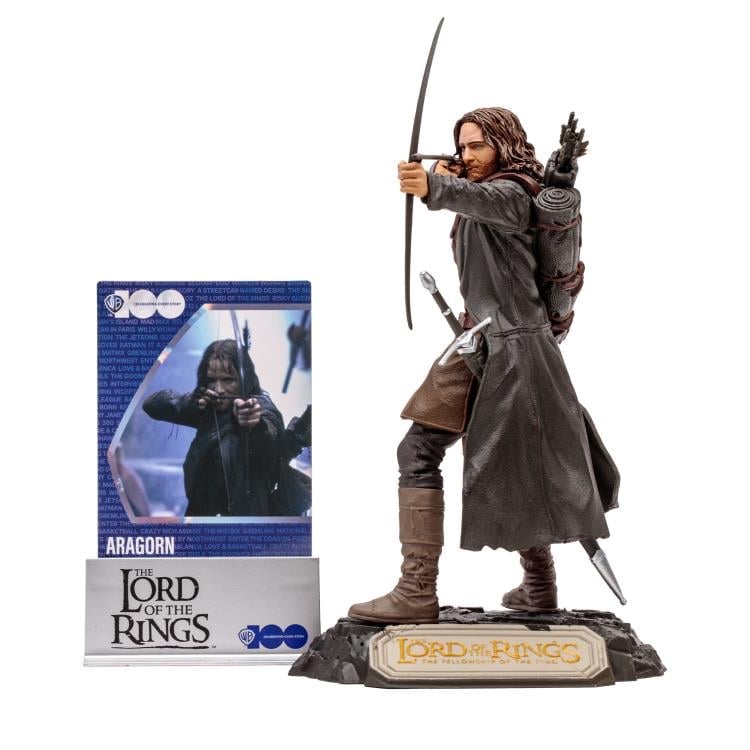 The Lord of the Rings: The Fellowship of the Ring Movie Maniacs WB 100 Aragorn 6" Limited Edition Figure Gallery Image 10