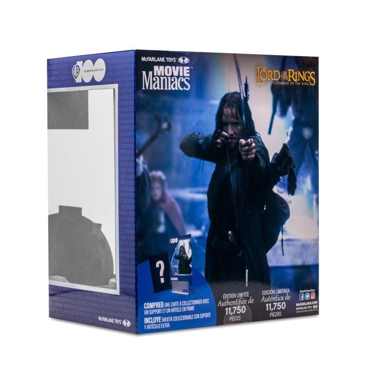 The Lord of the Rings: The Fellowship of the Ring Movie Maniacs WB 100 Aragorn 6" Limited Edition Figure Gallery Image 15