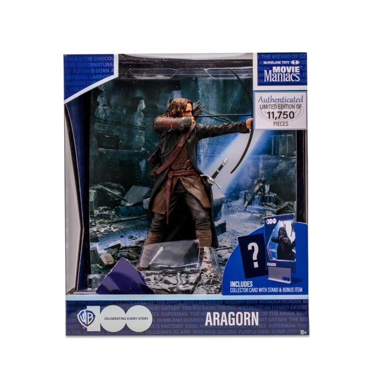 The Lord of the Rings: The Fellowship of the Ring Movie Maniacs WB 100 Aragorn 6" Limited Edition Figure Gallery Image 13