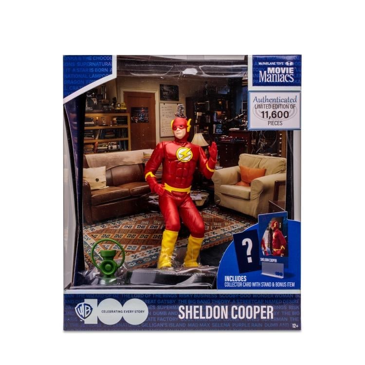 The Big Bang Theory Movie Maniacs WB 100 Sheldon Cooper 6" Limited Edition Figure Gallery Image 12