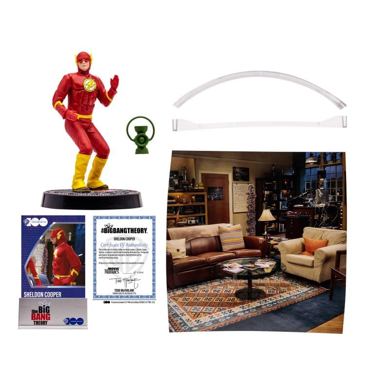 The Big Bang Theory Movie Maniacs WB 100 Sheldon Cooper 6" Limited Edition Figure Gallery Image 10