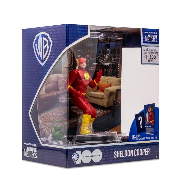 The Big Bang Theory Movie Maniacs WB 100 Sheldon Cooper 6" Limited Edition Figure Gallery Image 13