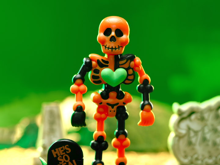 Mr. Bones ReAction Mr. Bones (Orange/Black) Figure Gallery Image 1
