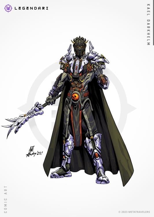 Legendari Kael Darkhelm Action Figure Gallery Image 9