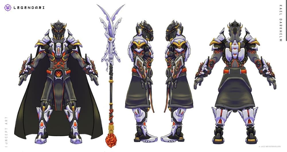 Legendari Kael Darkhelm Action Figure Gallery Image 8