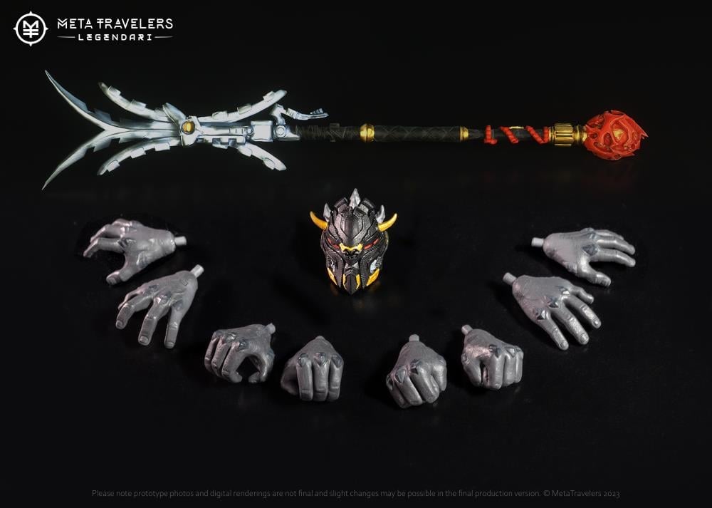 Legendari Kael Darkhelm Action Figure Gallery Image 6