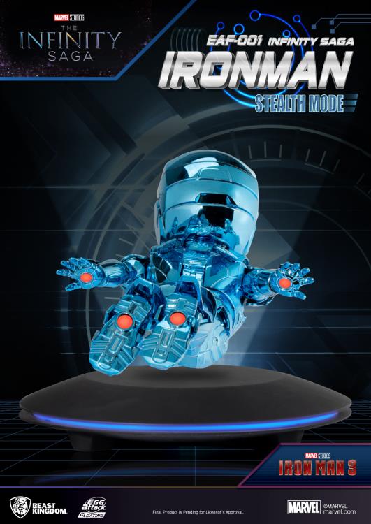 Avengers: The Infinity Saga Egg Attack Floating EAF-001 Iron Man (Stealth Mode) Figure Gallery Image 6