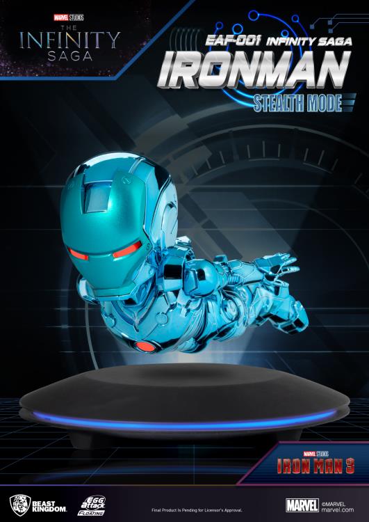 Avengers: The Infinity Saga Egg Attack Floating EAF-001 Iron Man (Stealth Mode) Figure Gallery Image 3