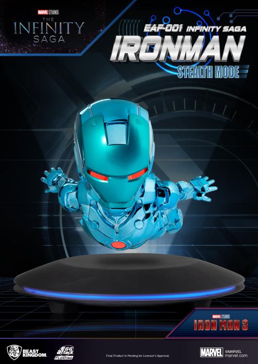 Avengers: The Infinity Saga Egg Attack Floating EAF-001 Iron Man (Stealth Mode) Figure Gallery Image 4