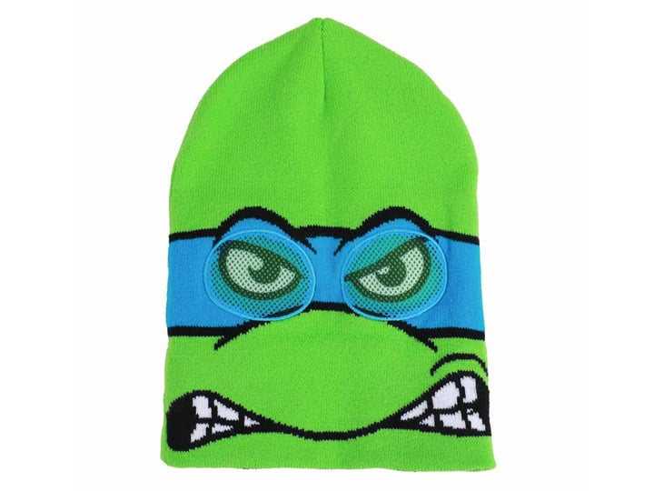 Teenage Mutant Ninja Turtles Leonardo Cosplay Roll Down Beanie Gallery Image 1