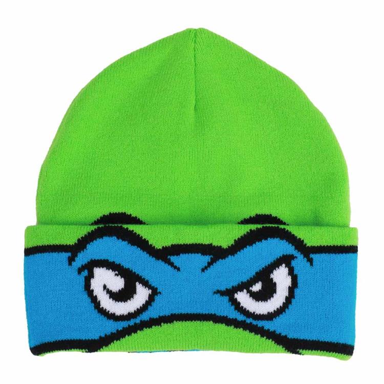 Teenage Mutant Ninja Turtles Leonardo Cosplay Roll Down Beanie Gallery Image 4