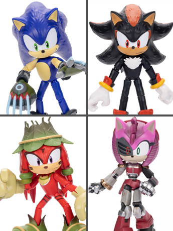 Sonic Prime 5" Wave 2 Set of 4 Figures Sonic Prime 5" Wave 2 Set of 4 Figures
