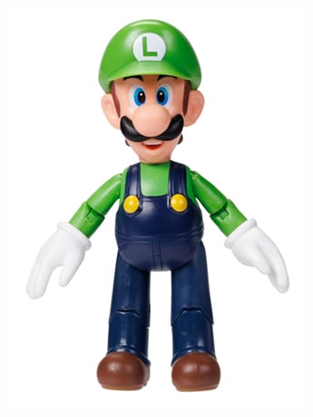 World of Nintendo Luigi with Mushroom (Open Hand) 4-Inch Scale Figure Gallery Image 2