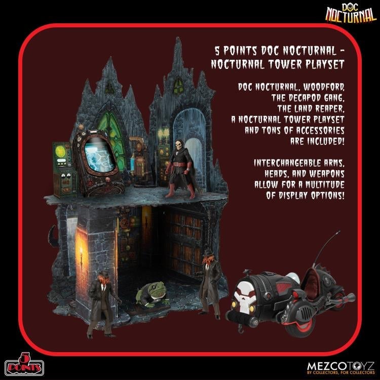 Rumble Society 5 Points Nocturnal Tower Playset Gallery Image 4