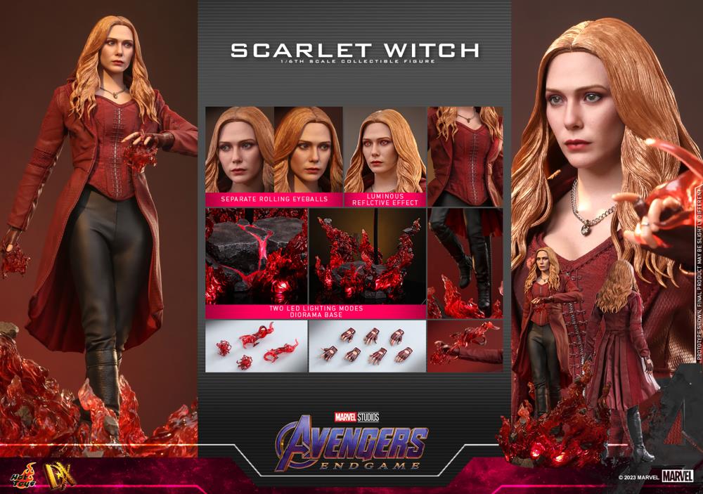 Avengers: Endgame DX35 Scarlet Witch 1/6th Scale Collectible Figure Gallery Image 16