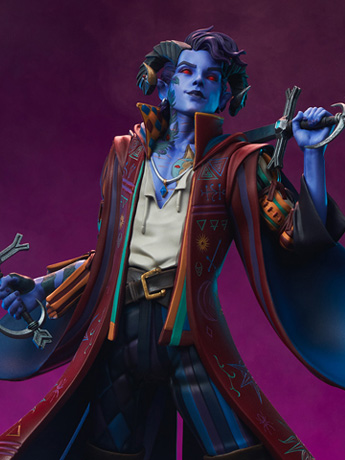 Critical Role Mighty Nein Mollymauk Tealeaf Statue Gallery Image 2